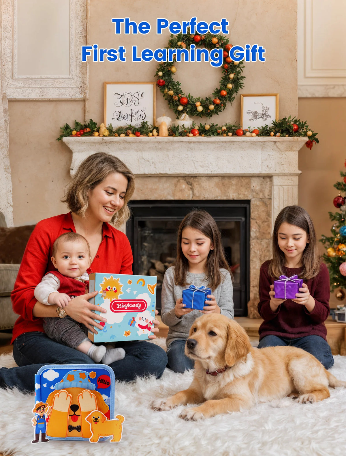 Montessori Busy Book for Toddlers – Quiet Activity Book with Life Skills & Pretend Play