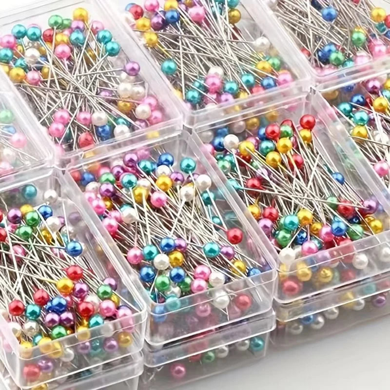 Pearlized Ball Head Sewing Pins for Quilting and Crafting