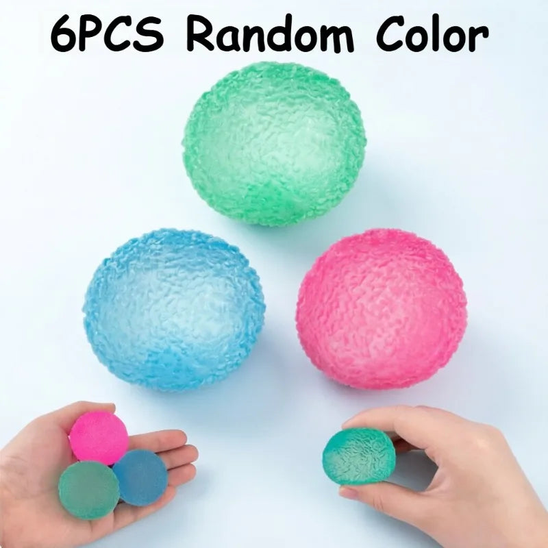 Textured Stress Ball – Slow-Rising Sensory Fidget Toy for Stress Relief