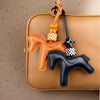 Handcrafted PU Leather Pony Bag Charm
