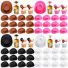Mini Plastic Cowboy Hats for Party Favors and Cake Toppers