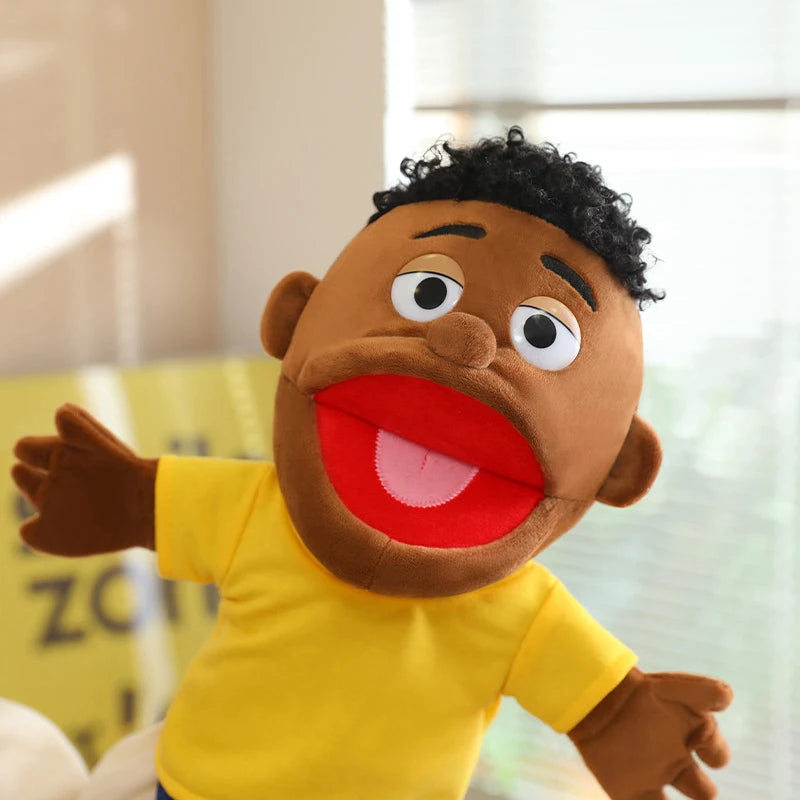 Soft Plush Family Hand Puppet Set for Storytelling and Play