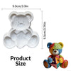 Crochet Texture Teddy Bear Silicone Mold for Resin & Plaster Crafts