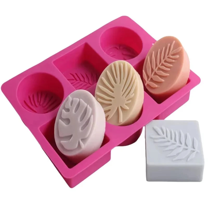 Leaf Silicone Soap Mold Set for DIY Crafts