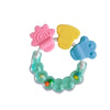 Fruit-Shaped Silicone Baby Teether with Rattle