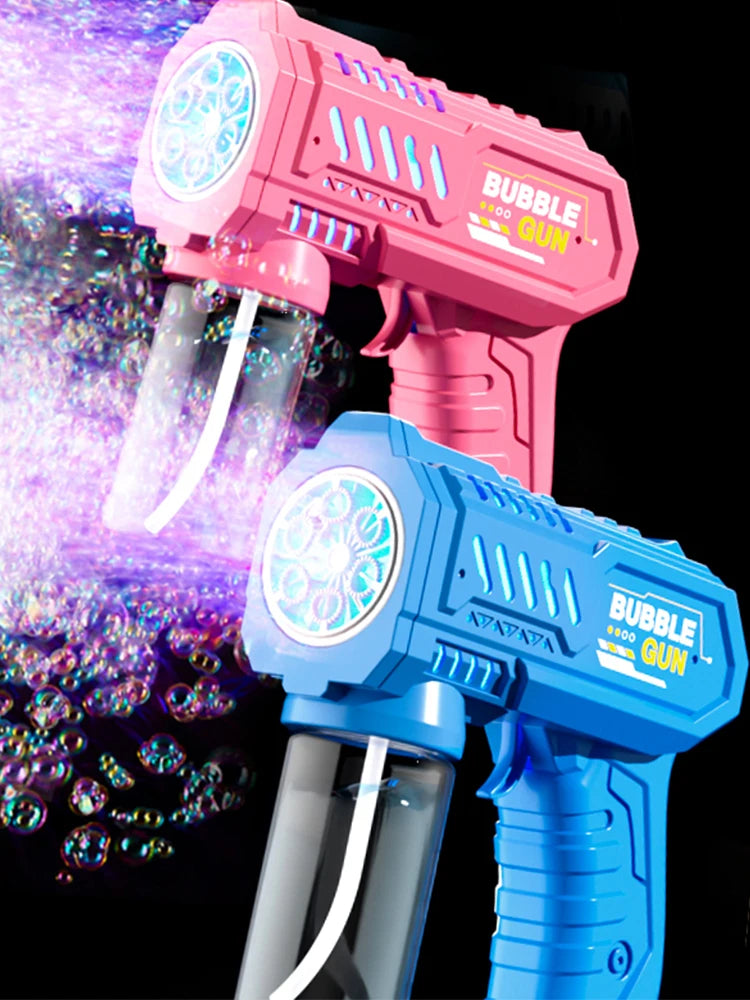 Automatic Bubble Gun with Rocket Launcher