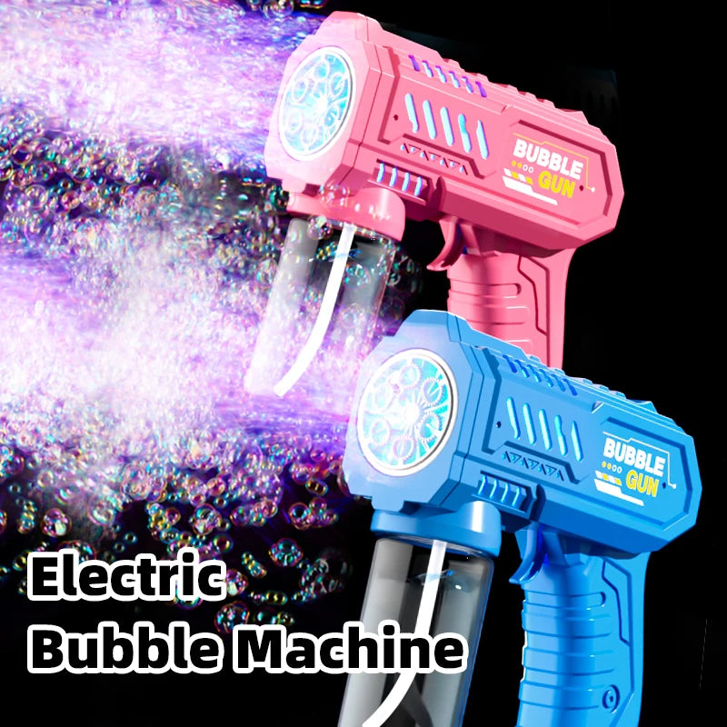 Automatic Bubble Gun with Rocket Launcher