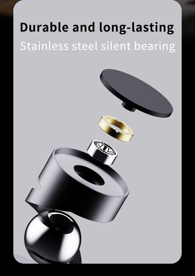 Magnetic Levitating Spinning Top – Precision Metal Desk Toy