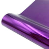Purple holographic vinyl roll showing a smooth, reflective surface.