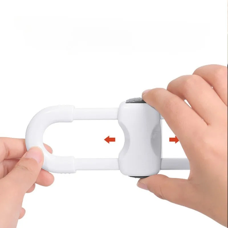 Adjustable U-Shaped Cabinet Locks for Child Safety