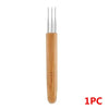 Professional Dreadlock Crochet Hook Needle with Wooden Handle