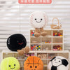 A collection of cute sports-themed plush dolls featuring various colors and designs.