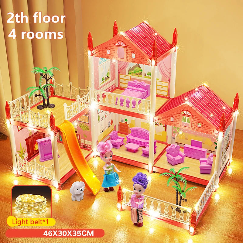 3D Princess Castle Dollhouse Building Kit