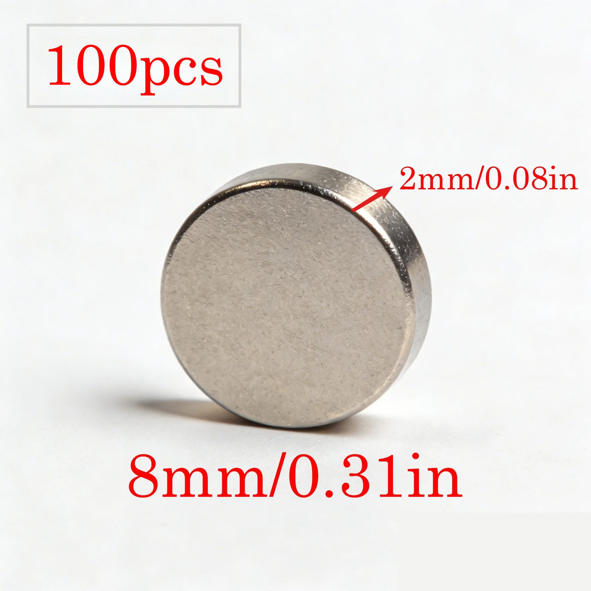 Round Magnetic Discs for Crafts, Office, and Home Organization