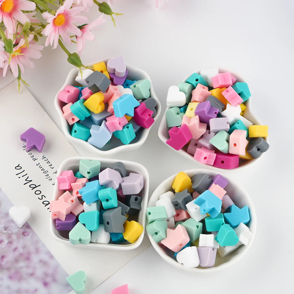 Silicone Charm Beads Set for DIY Jewelry Making