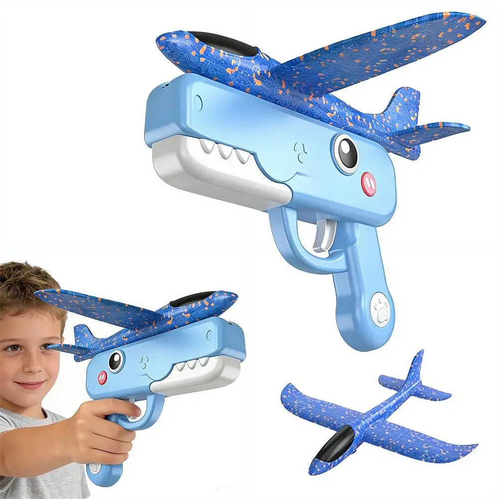 Catapult Foam Glider Plane Launcher Toy