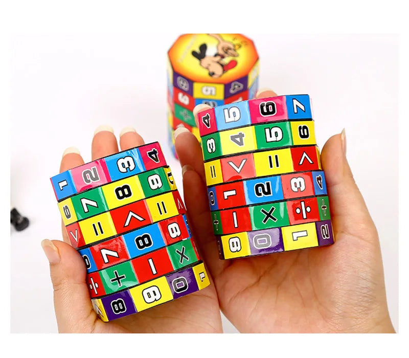 Educational Math Cube Toy for Kids – Arithmetic Learning Puzzle