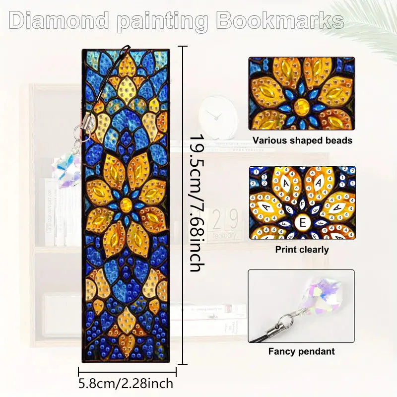 DIY Diamond Art Bookmark Craft Kit