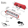 32-Key Portable Melodica with Windpipe and Backstrap