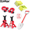 Die-Cast Metal RC Car Scale Accessory Set with Jack Stands and Tools