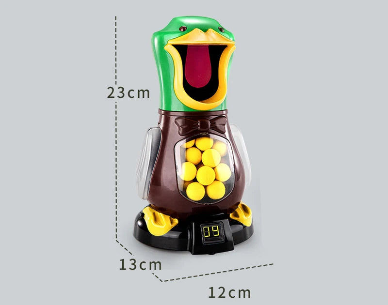 Air-Powered Duck Shooting Game with Electronic Scoreboard