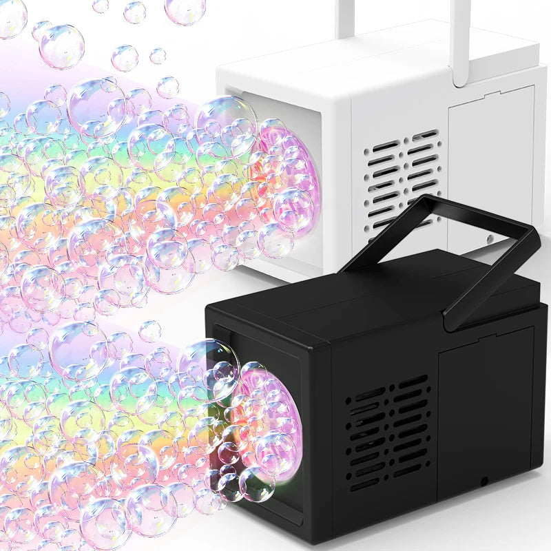 Automatic Bubble Machine for Kids – No Batteries Needed