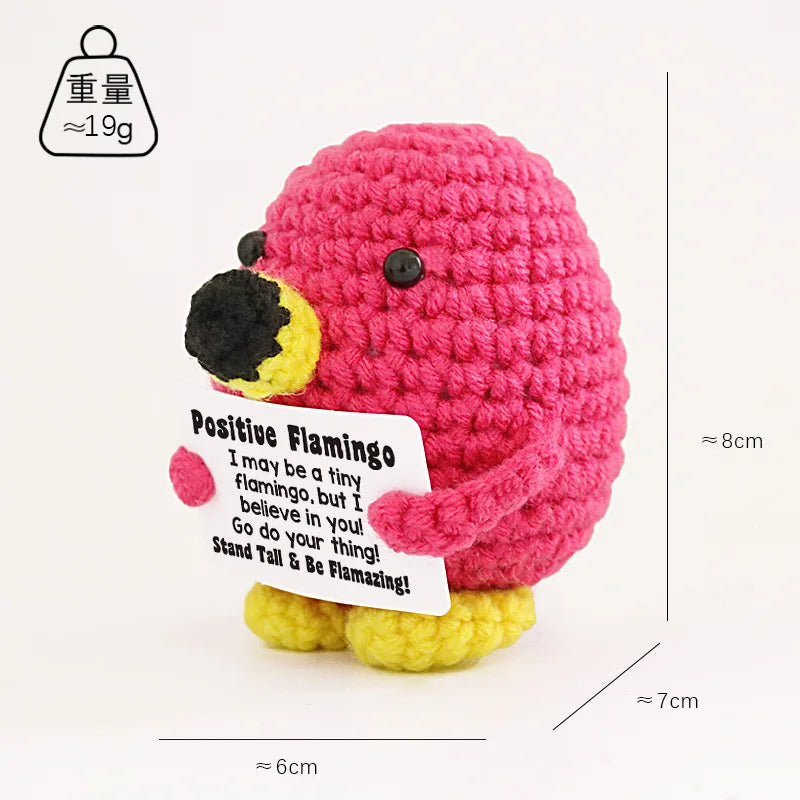 Handmade Crochet Emotional Support Cat Ornament