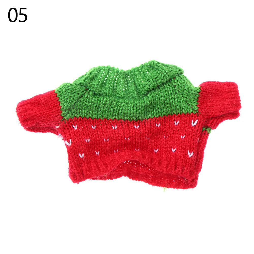 Fashionable Sweater and Vest Set for 20cm Plush Dolls
