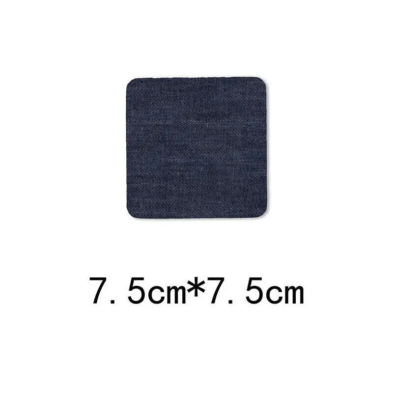 Iron-On Denim Patches for Jeans Repair & DIY Crafts