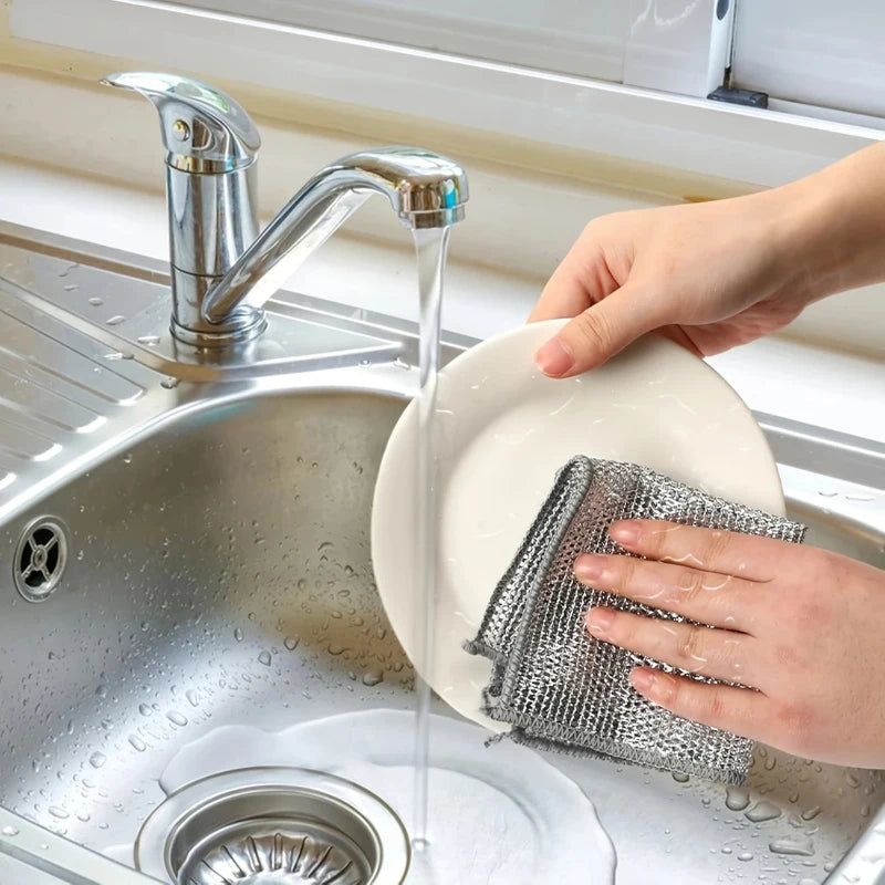 Non-Scratch Reusable Cleaning Pads for Pots, Pans & Surfaces