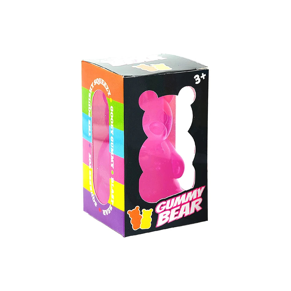 A box of gummy bear sensory fidget cube for stress relief and focus