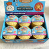 A box of squishy fidget fun items featuring golden dumplings and mystery bags.