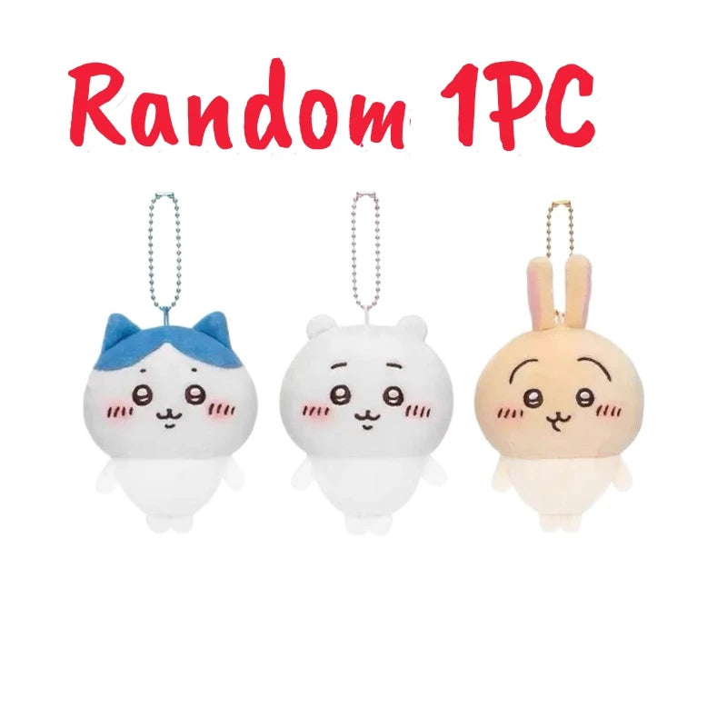 Kawaii Usagi Plush Keychain Charm - 13cm Soft Anime Stuffed Pendant