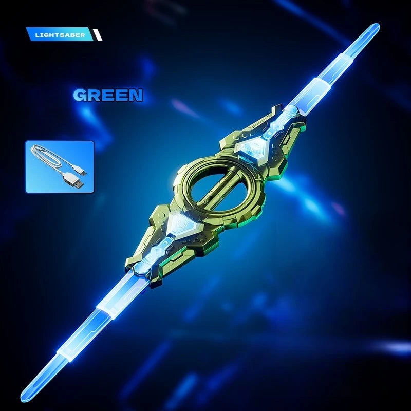 Retractable Double-Ended LED Glow Sword Toy