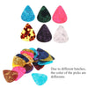 Adhesive Guitar Pick Holder with Celluloid Picks Set
