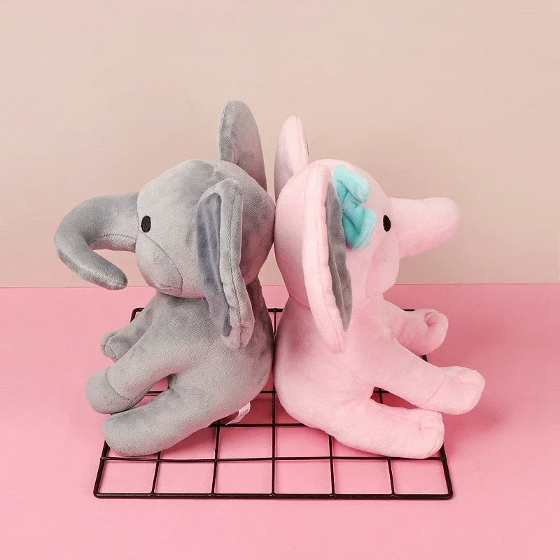 Soft Gray Elephant Plush Toy – Cuddly Stuffed Animal