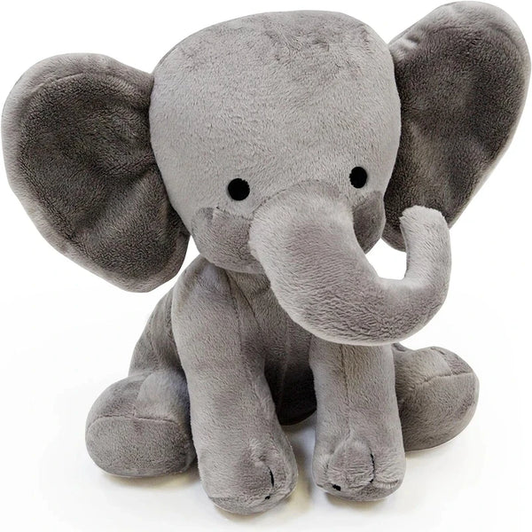 Soft Gray Elephant Plush Toy – Cuddly Stuffed Animal