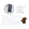 A set of silicone molds for making soap and candles, including an Eiffel Tower mold and rectangular shapes.