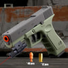 Soft Bullet Pistol with Blowback Action and Shell Ejection