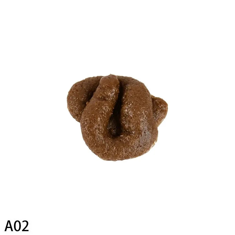 Jouet de selle marron et réaliste avec une surface texturée.