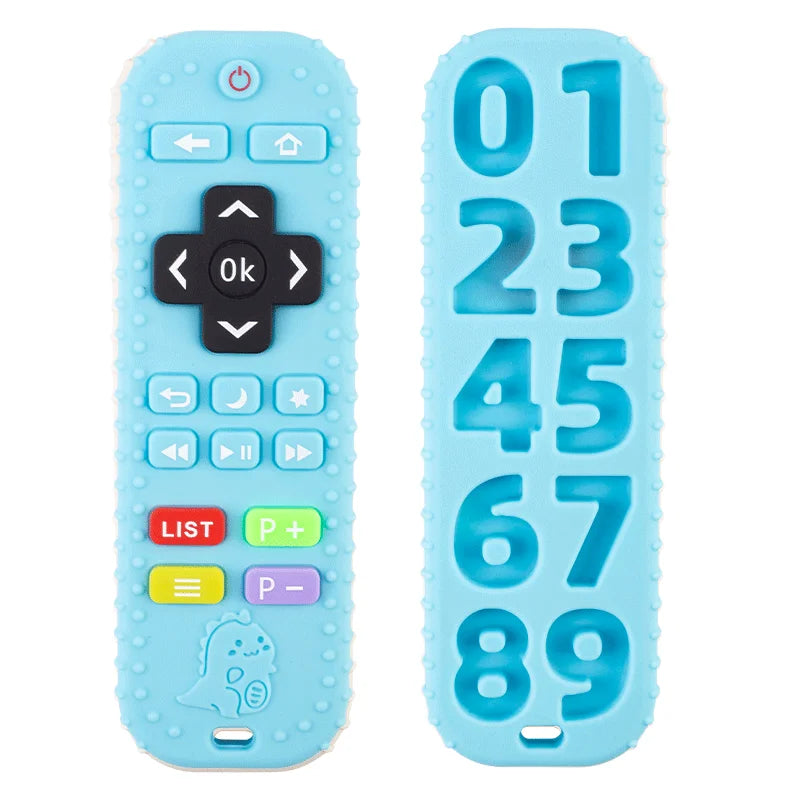 Silicone Remote Control Teether for Baby Teething Relief