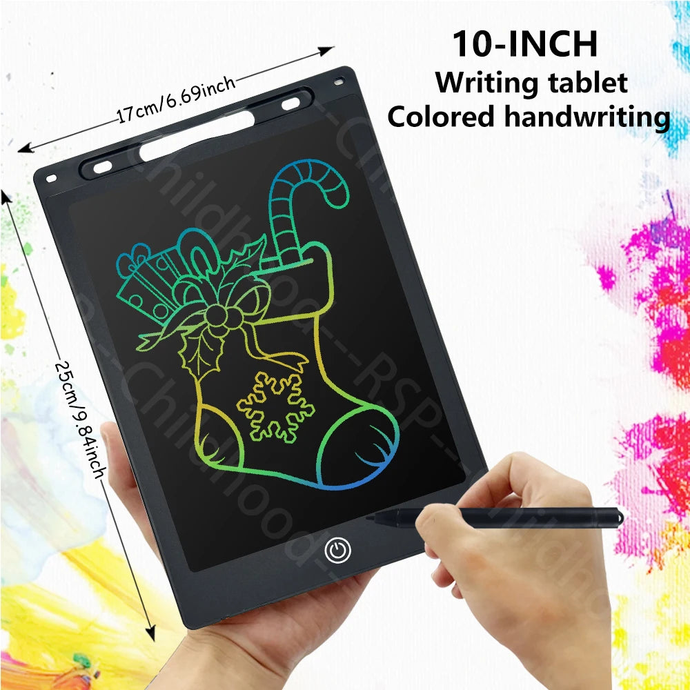 LCD Writing Tablet for Kids – 10 Inch Reusable Drawing Pad