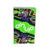A vertical box of board games featuring colorful abstract designs and text on the cover.