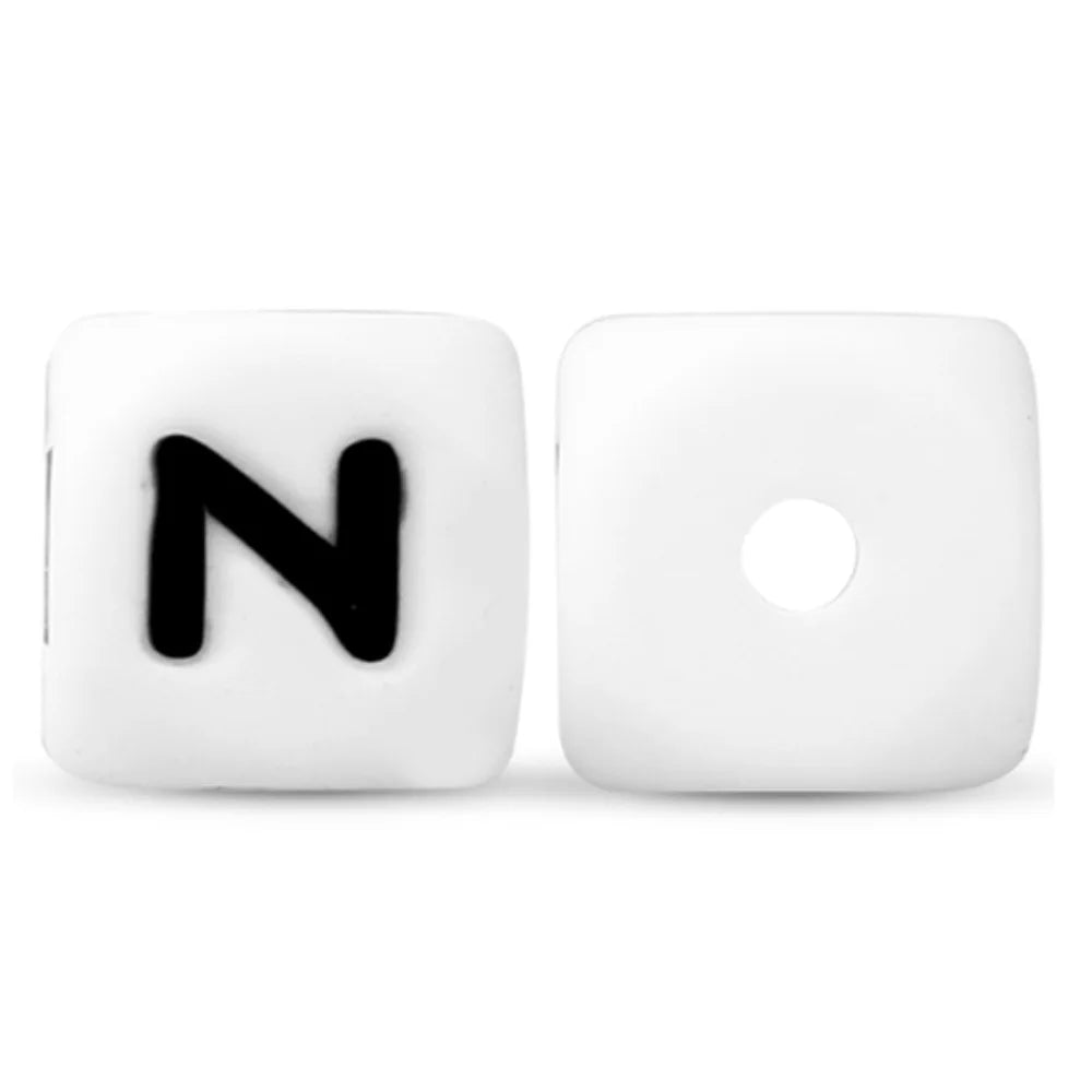 Silicone Letter Beads for DIY Bracelets and Jewelry Making