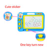 Kids' Magnetic Drawing Board with Colorful Graffiti Fun