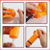 Close-up shots showing how to inflate and use inflatable microphone party props for kids karaoke and music themes