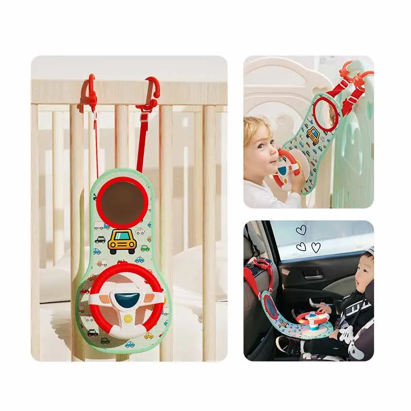 Kids Interactive Steering Wheel Toy with Musical Sounds