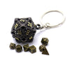 Metal Dice Set in Collector's Hollow Box – Dark Gothic Style