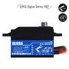 Black INJORA 22KG Digital Servo with 180 degree rotation capability and mounting bracket.