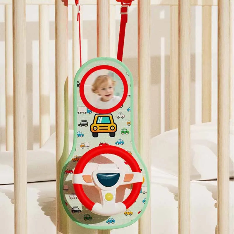 Kids Interactive Steering Wheel Toy with Musical Sounds